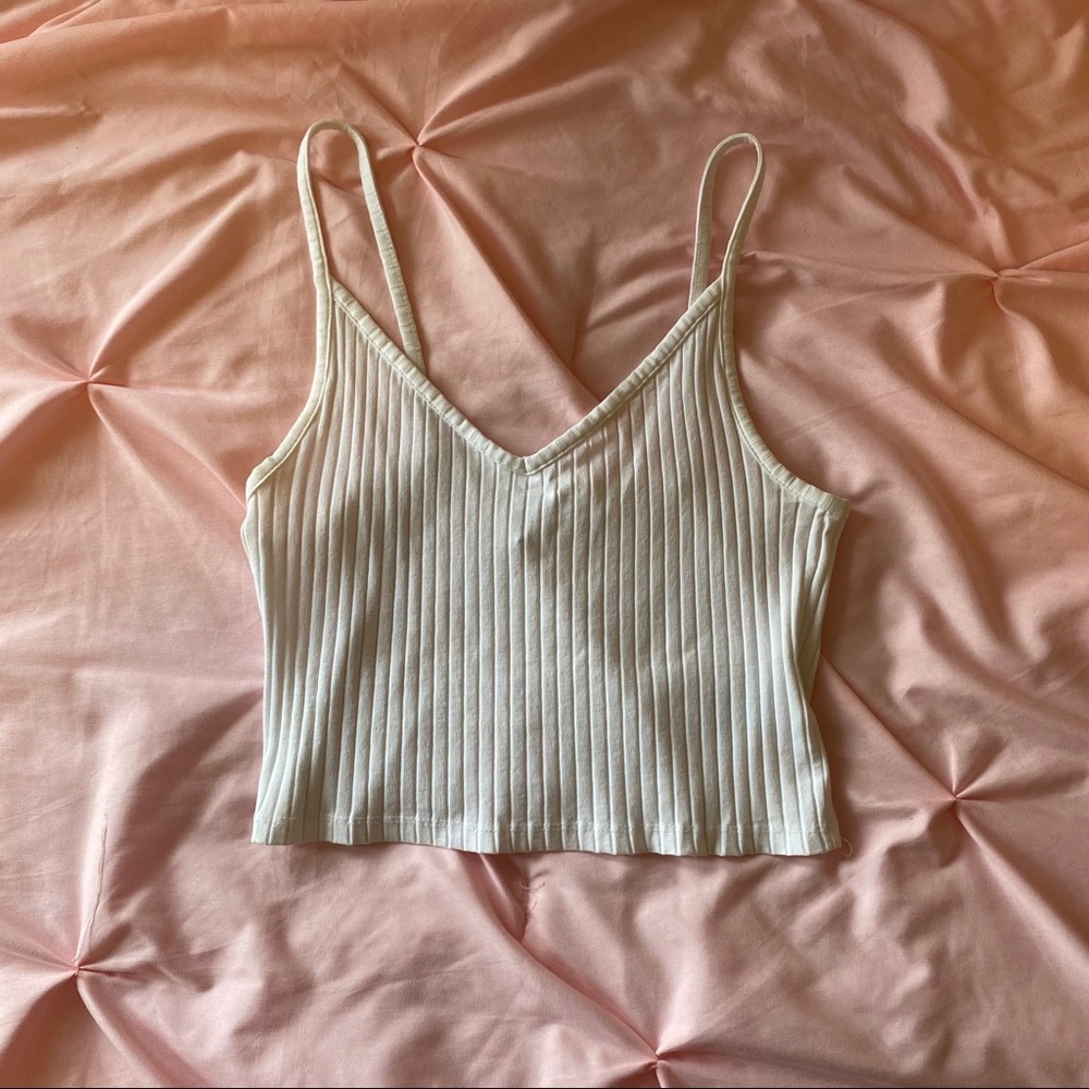 White H&M Vneck tank top